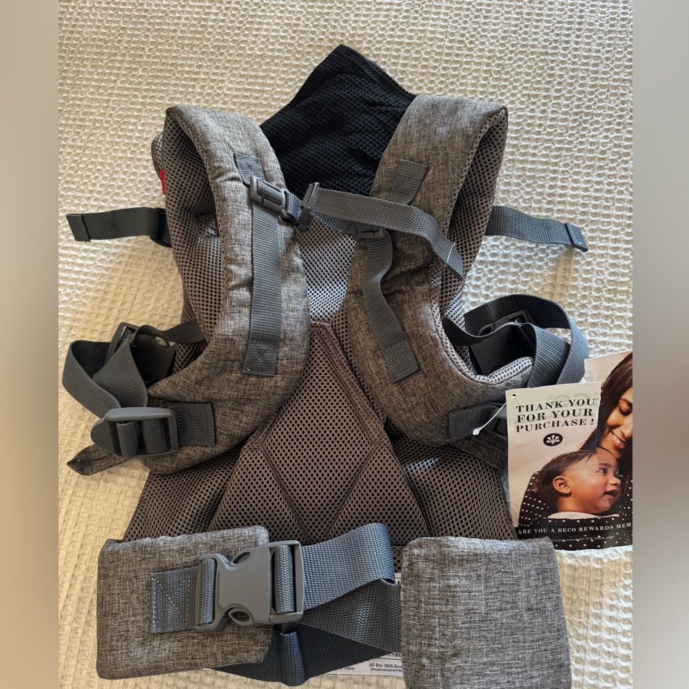 Beco You & Me 4-in-1 Ergonomic Baby Carry NWT Gray Mesh